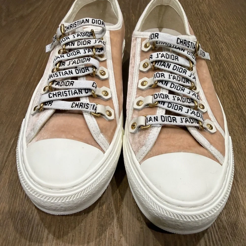 Dior Beige and White Women's Sneakers